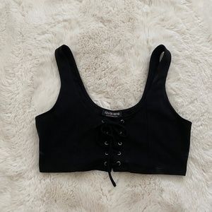 Black Crop Top